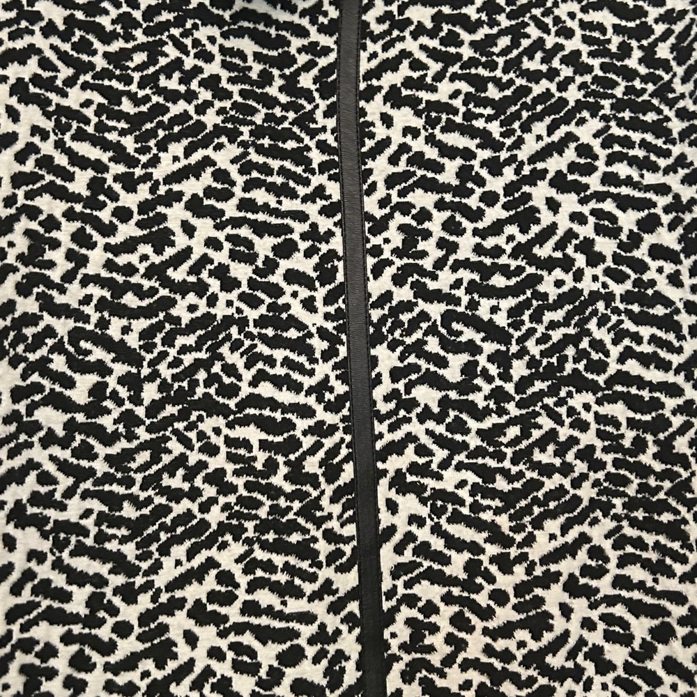 Multiples Patterned Tunic Top Med Black/White Pul… - image 3